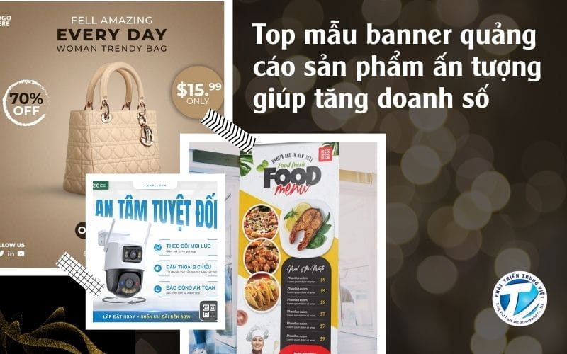Top mẫu banner quảng cáo sản phẩm ấn tượng giúp tăng doanh số